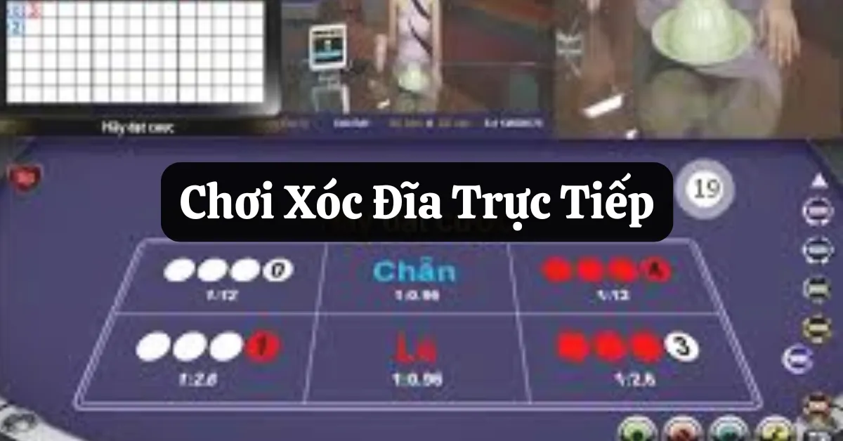 Chơi xóc đĩa trực tiếp